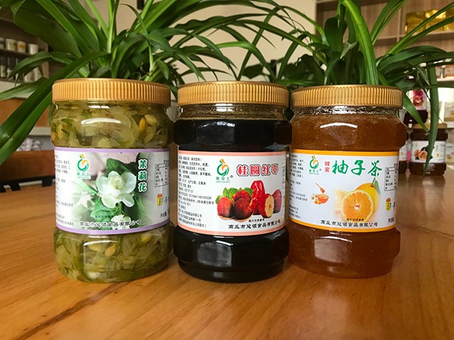 茉莉花花茶、桂圓紅棗花茶、柚子花茶
